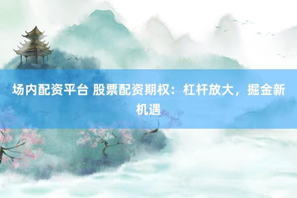 场内配资平台 股票配资期权：杠杆放大，掘金新机遇
